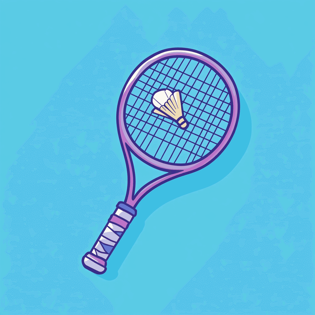Racket Crew original repeating artwork