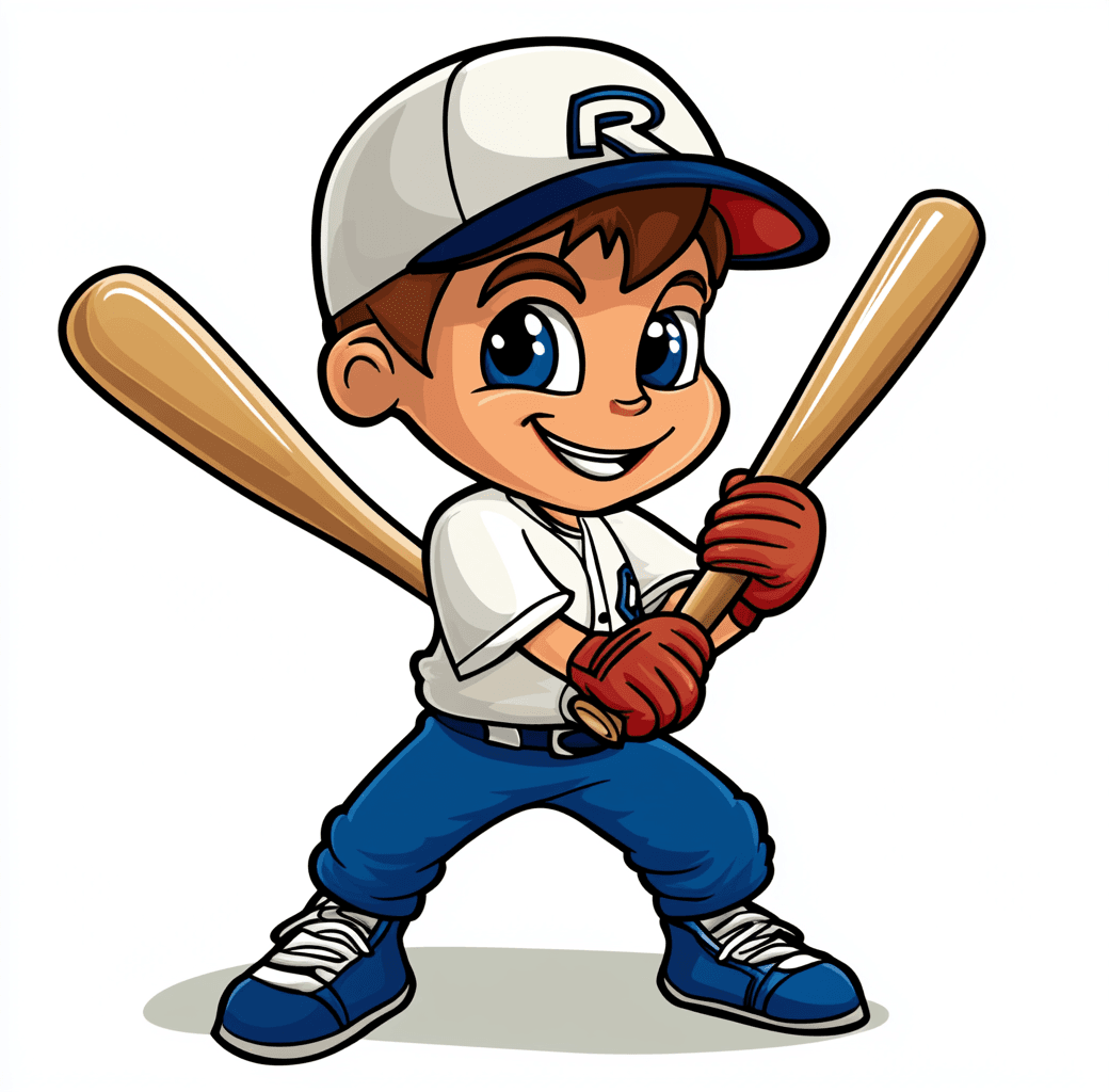 Baseball Fair original repeating artwork