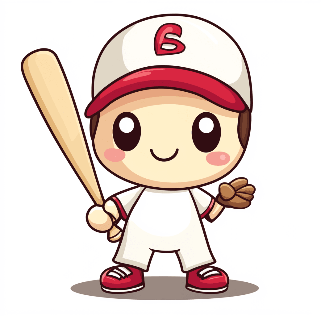 Baseball Dusk original repeating artwork