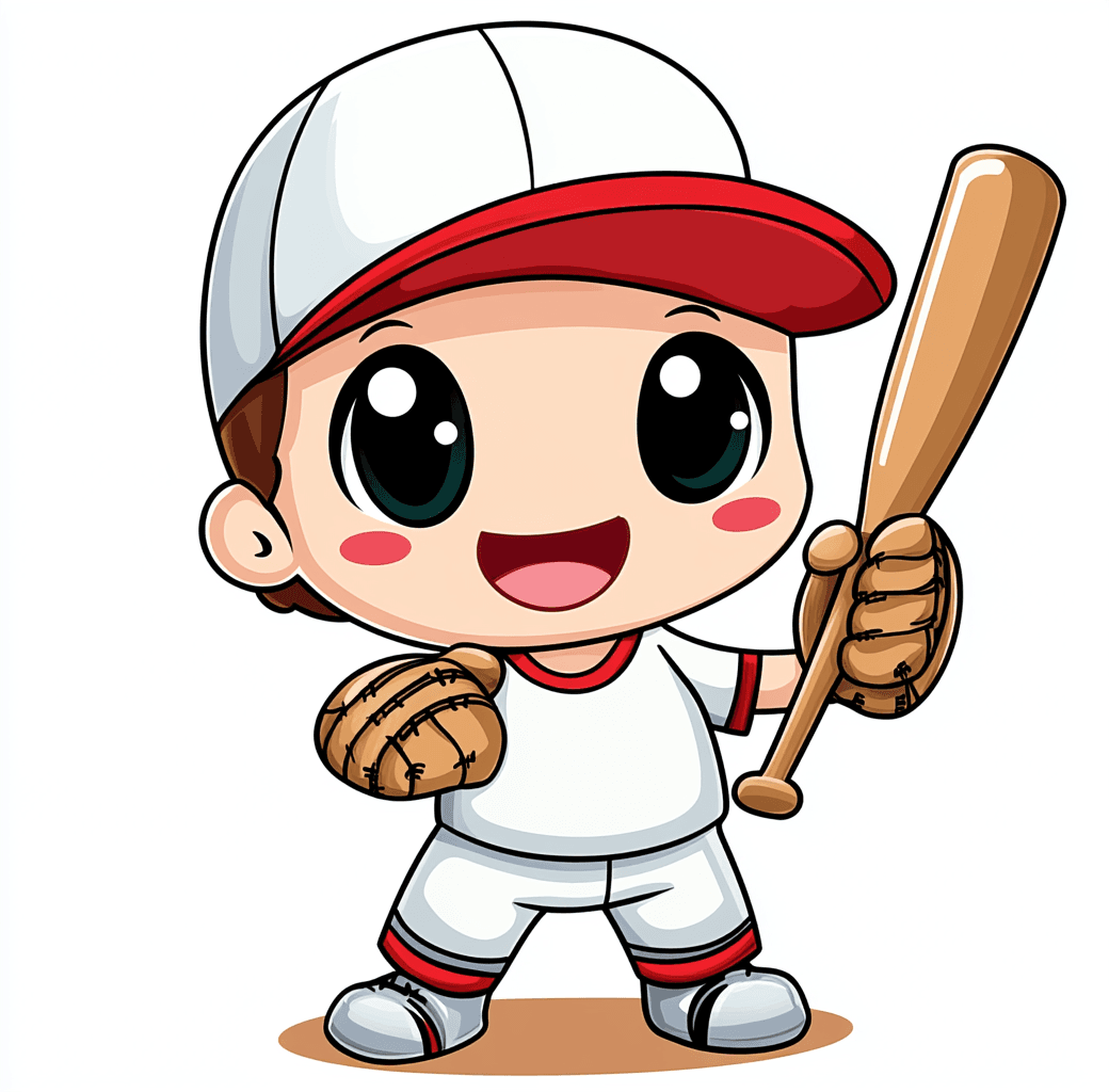 Baseball Pastel original repeating artwork