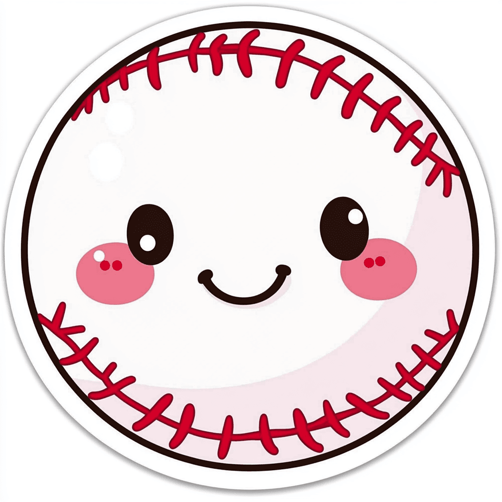Baseball Burst original repeating artwork
