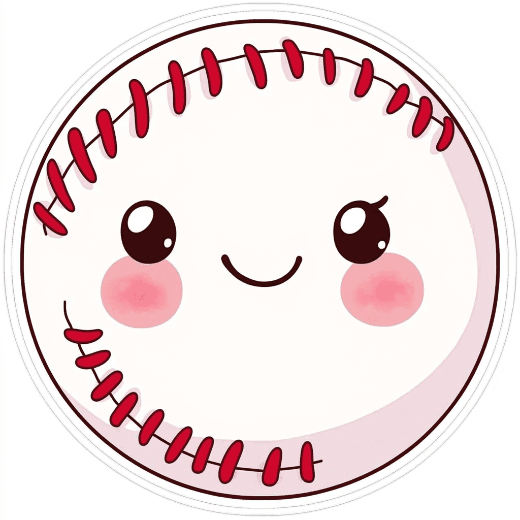 Baseball Spark original repeating artwork