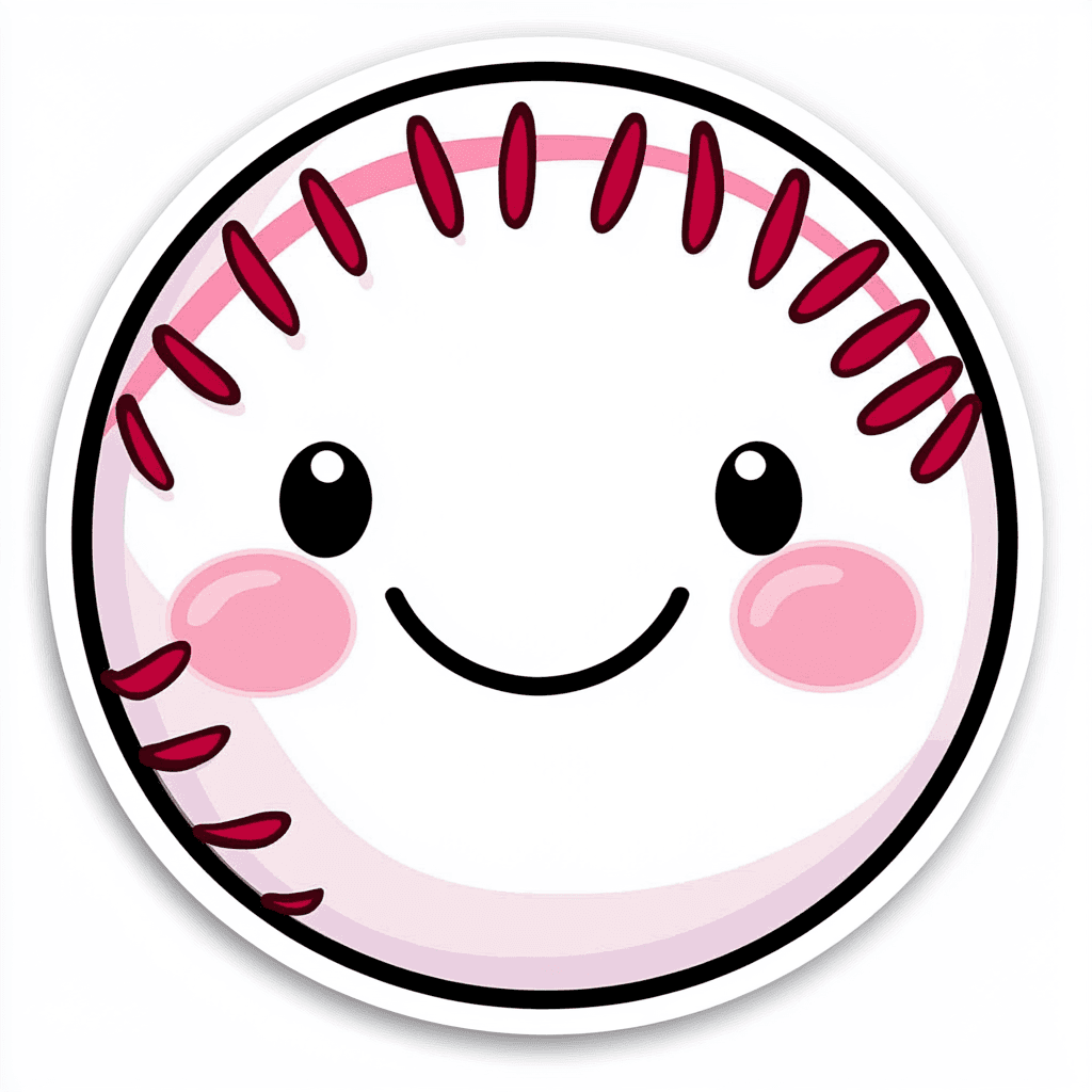 Baseball Picnic original repeating artwork