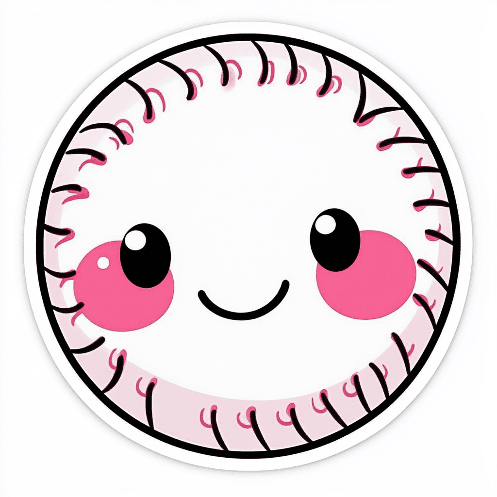 Baseball Loop original repeating artwork