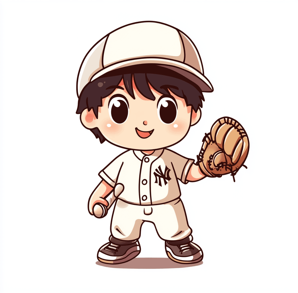 Baseball Midnight original repeating artwork
