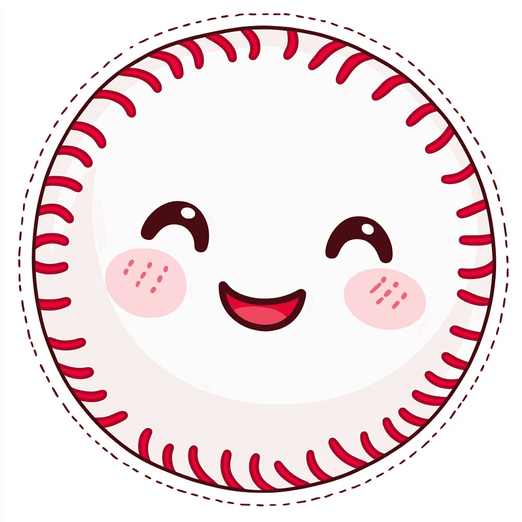 Baseball original repeating artwork