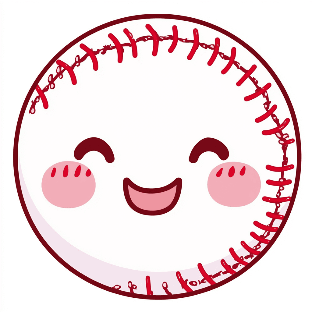 Baseball Echo original repeating artwork