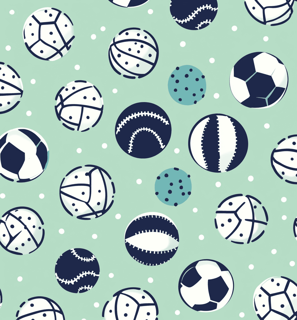 Soccer Ivory original repeating artwork
