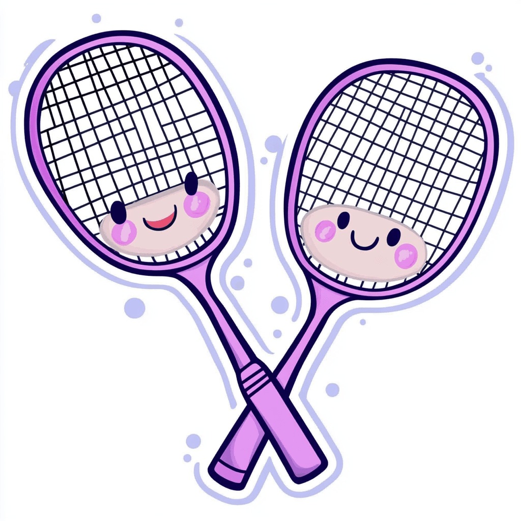 Racket Gleam original repeating artwork