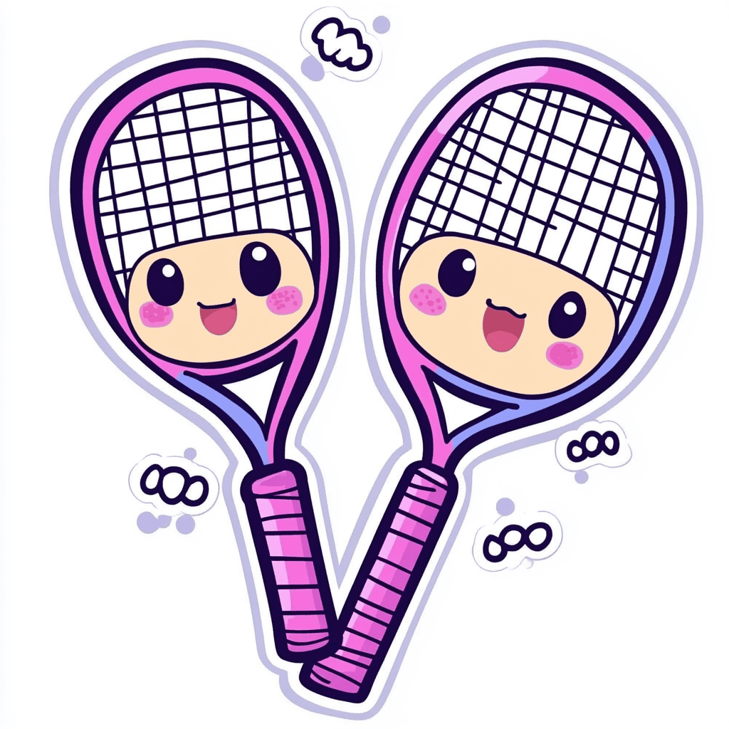Racket Burst original repeating artwork