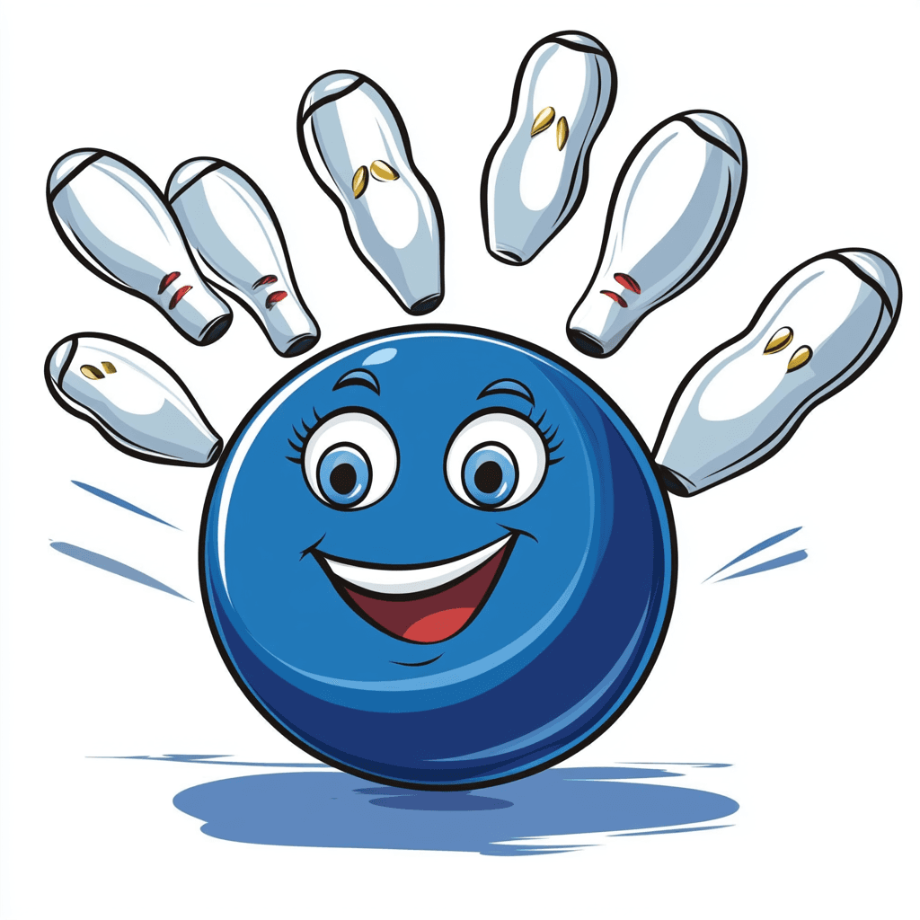 Bowling Groove original repeating artwork