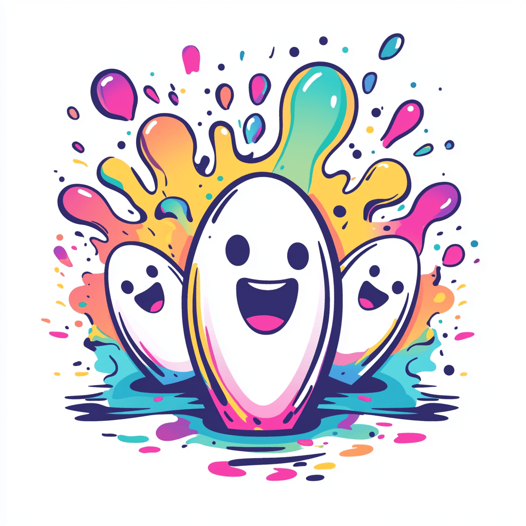 Bowling Jam original repeating artwork