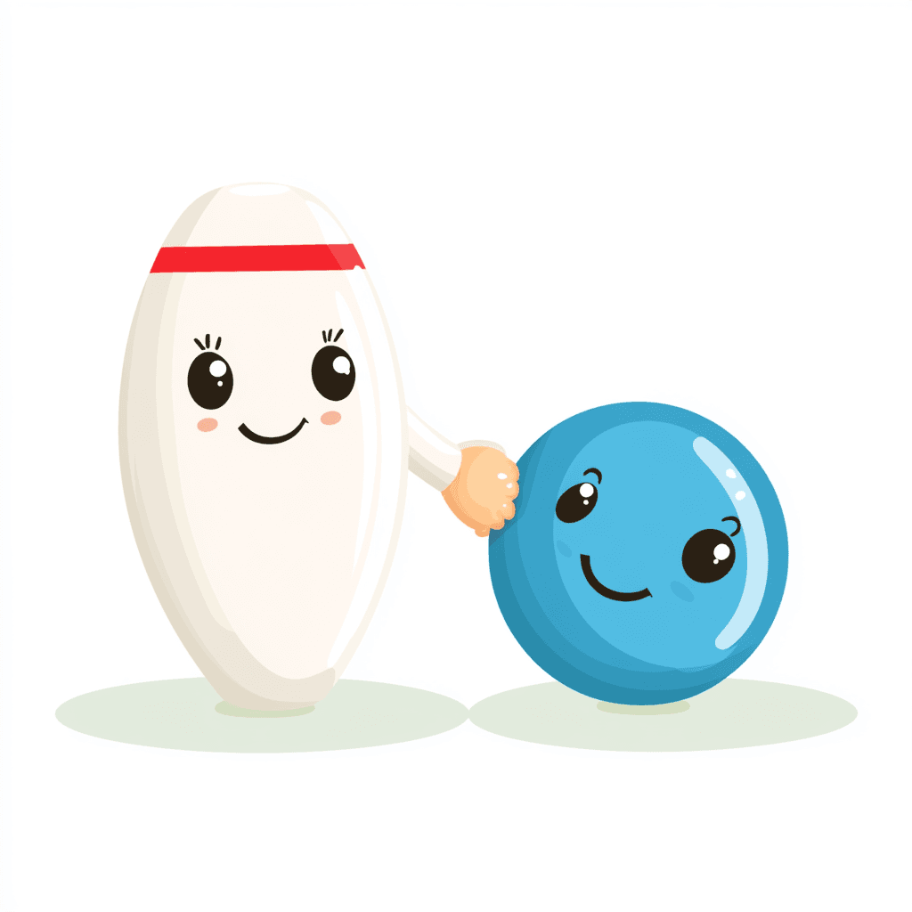 Bowling Sprint original repeating artwork