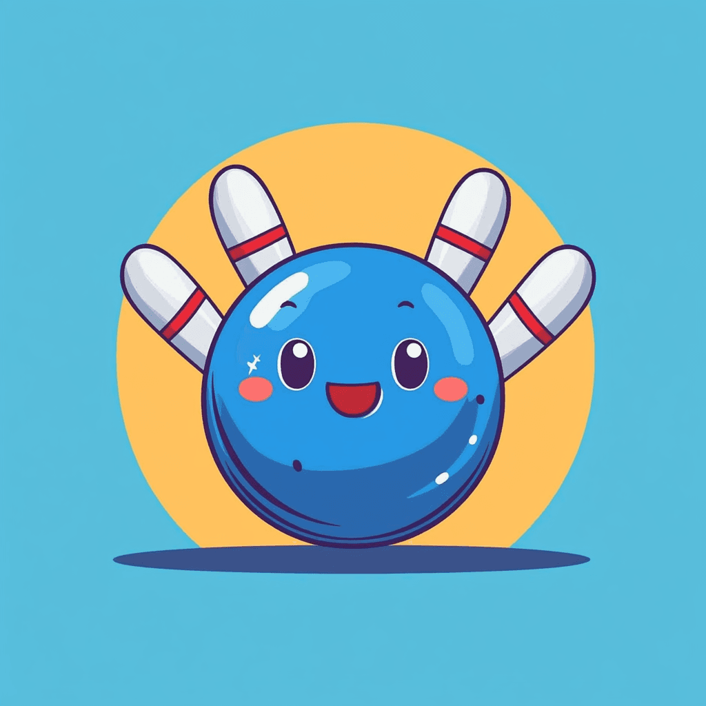 Bowling Collective original repeating artwork
