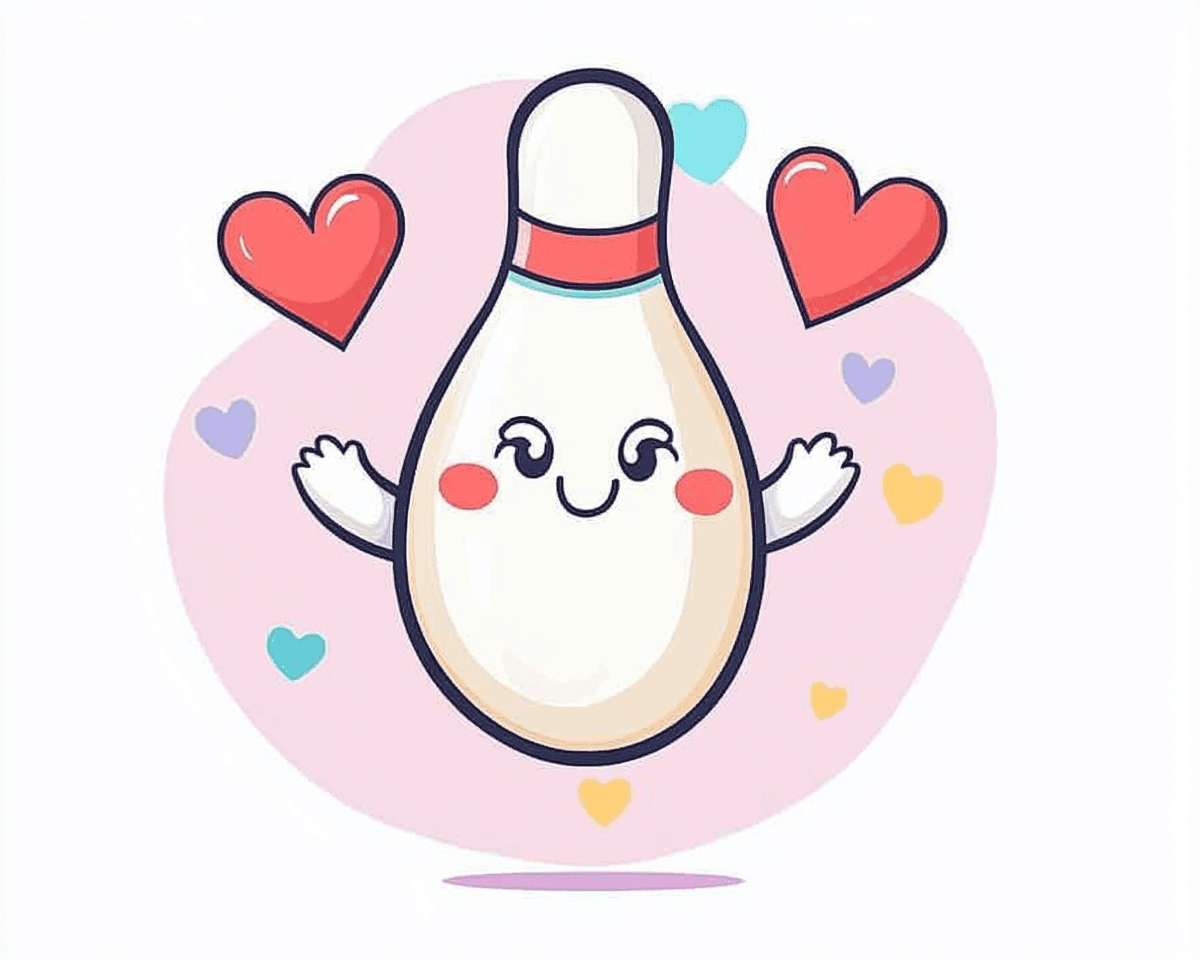 Bowling Loop original repeating artwork