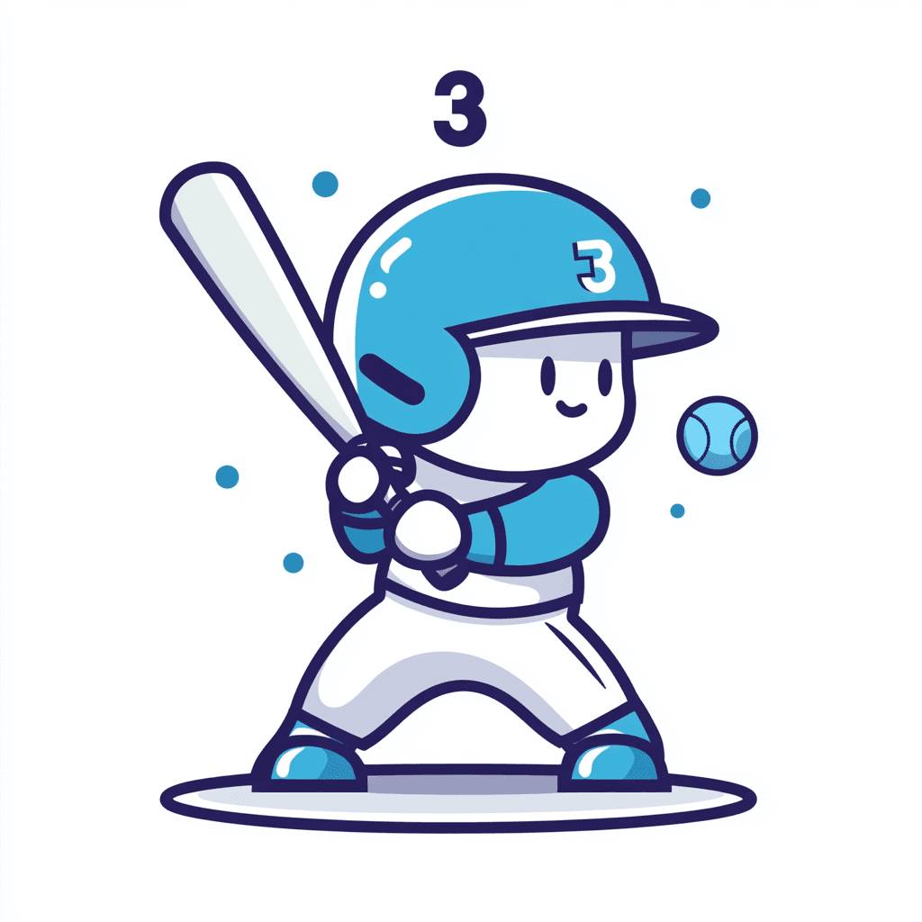 Baseball 009 original repeating artwork