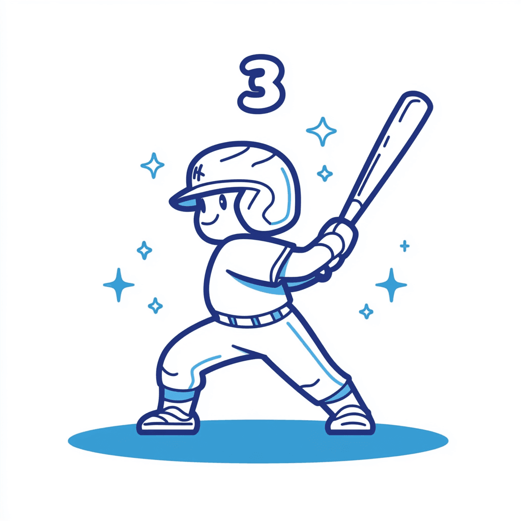 Baseball South original repeating artwork