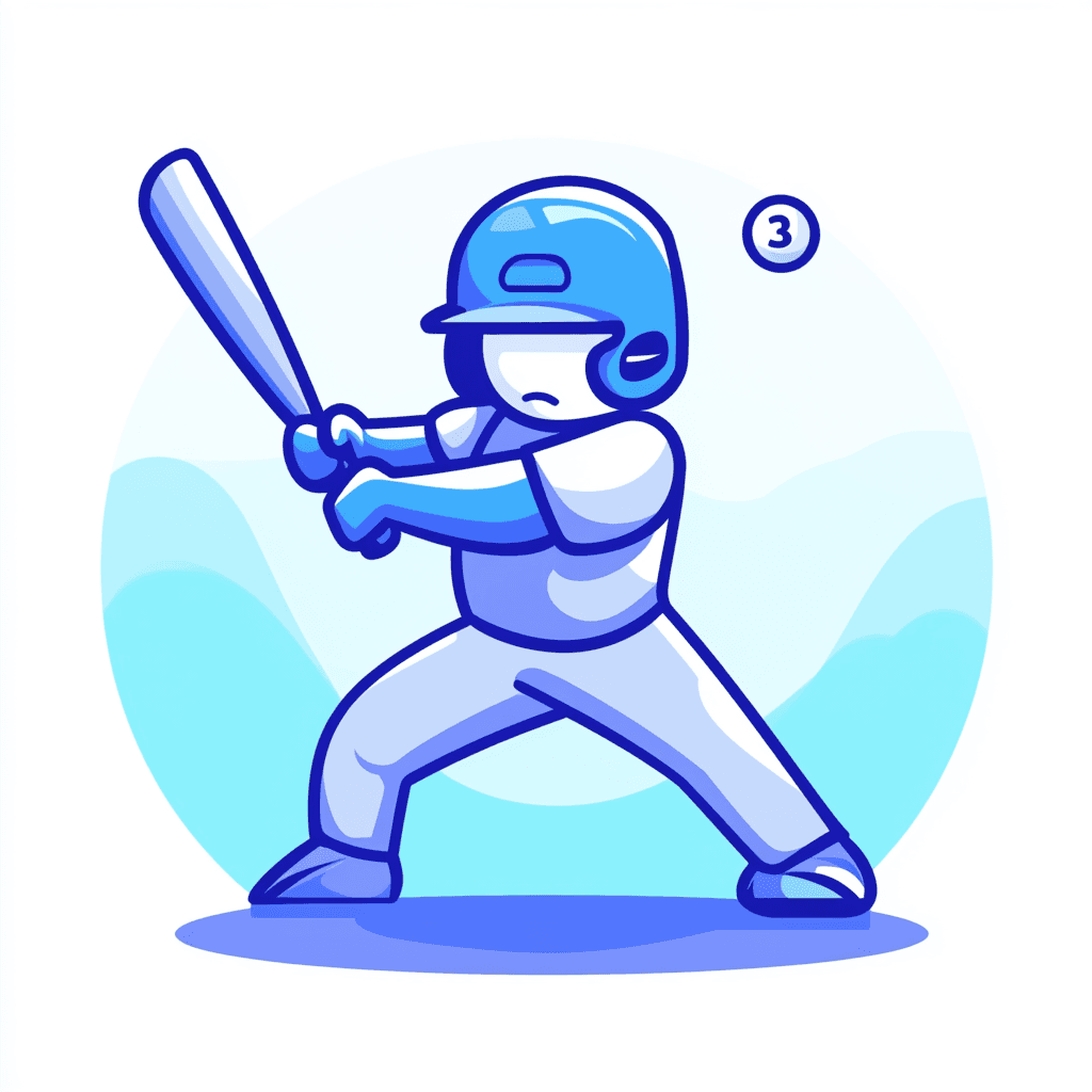 Baseball Avenue original repeating artwork