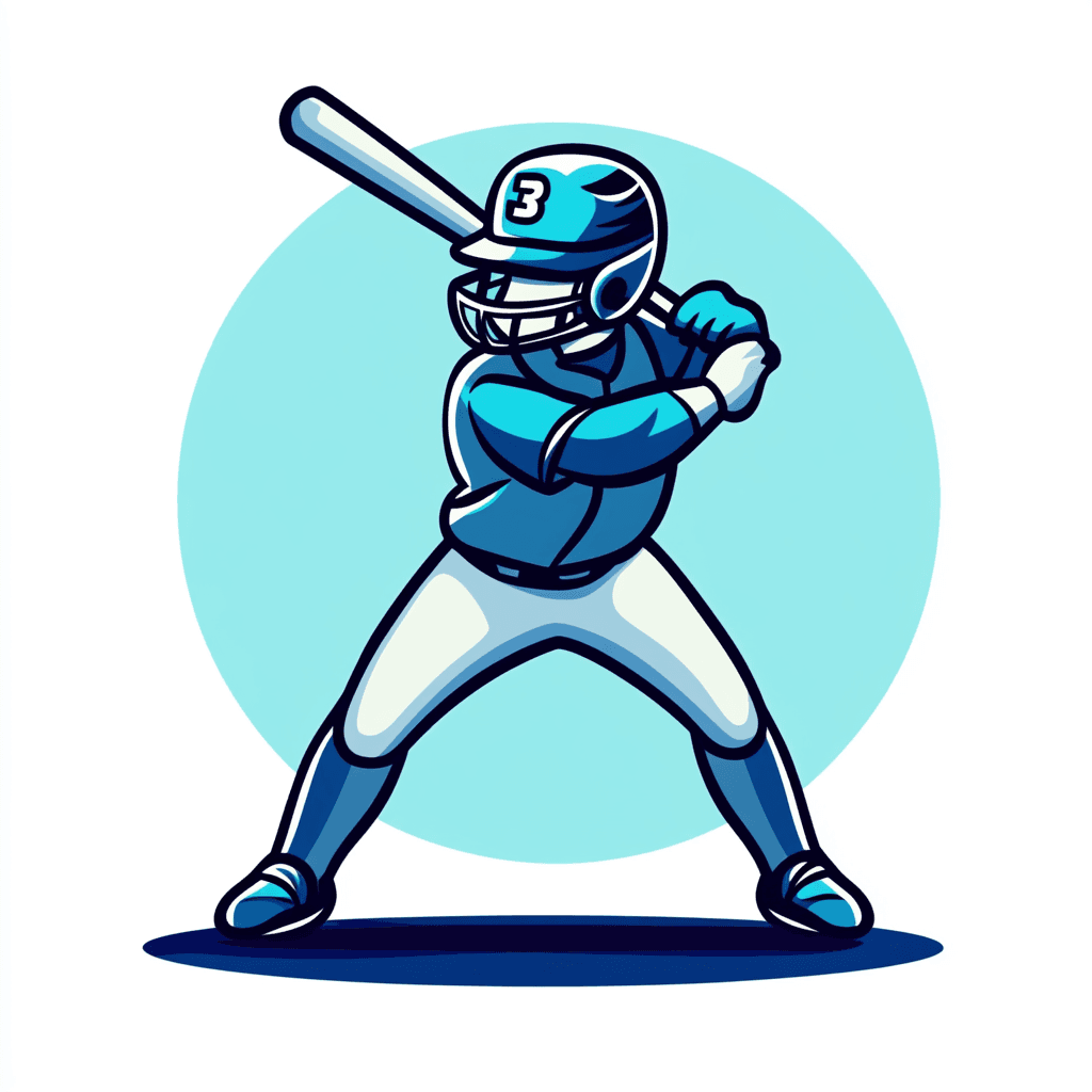 Baseball North original repeating artwork