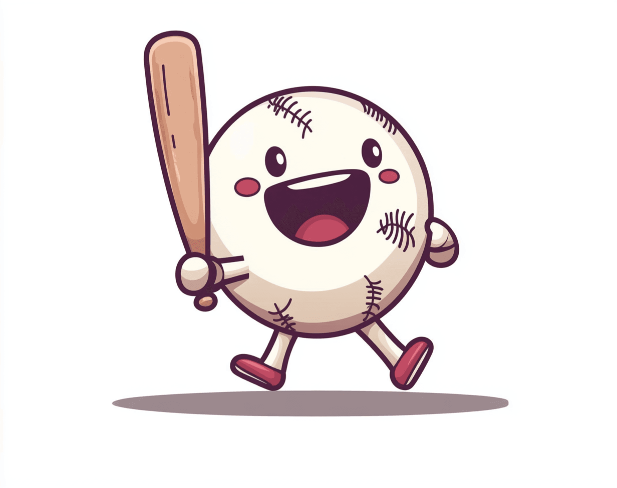 Cartoon Baseball 001 original repeating artwork