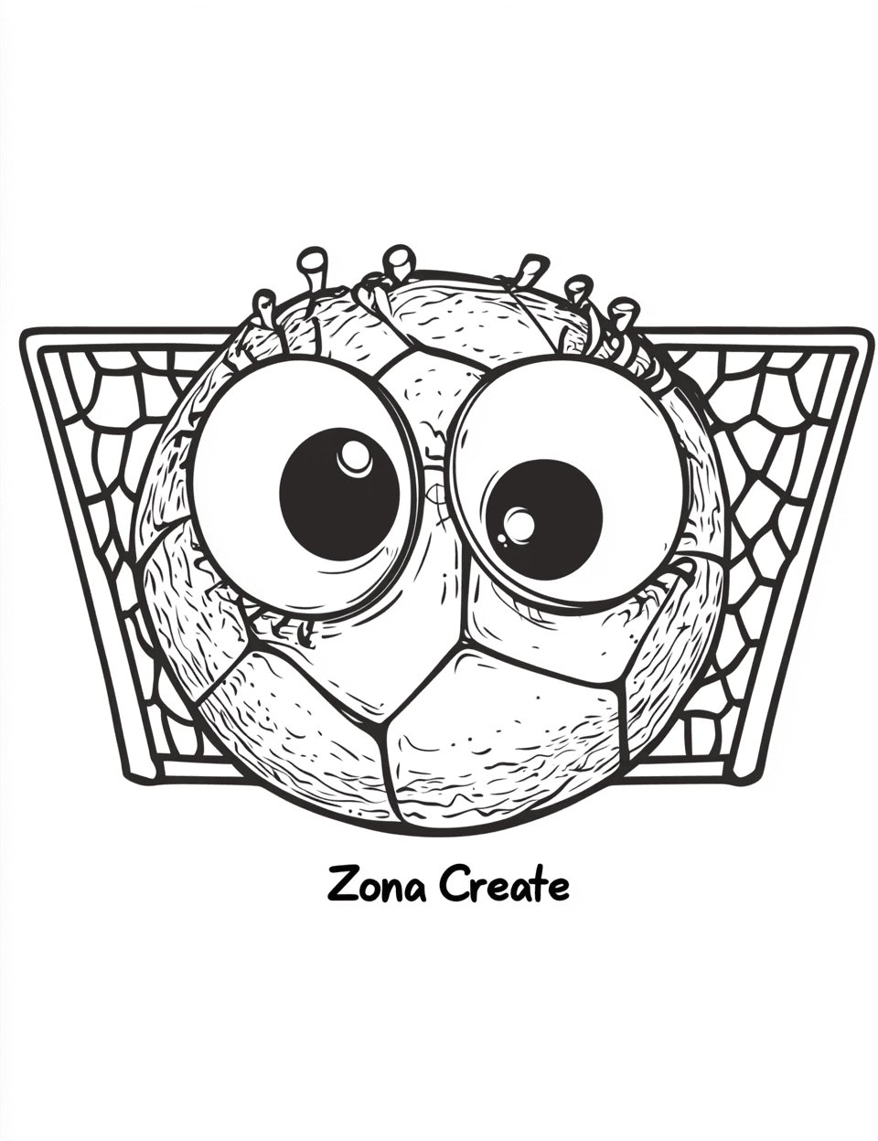 Cartoon Baseball Fizz original repeating artwork