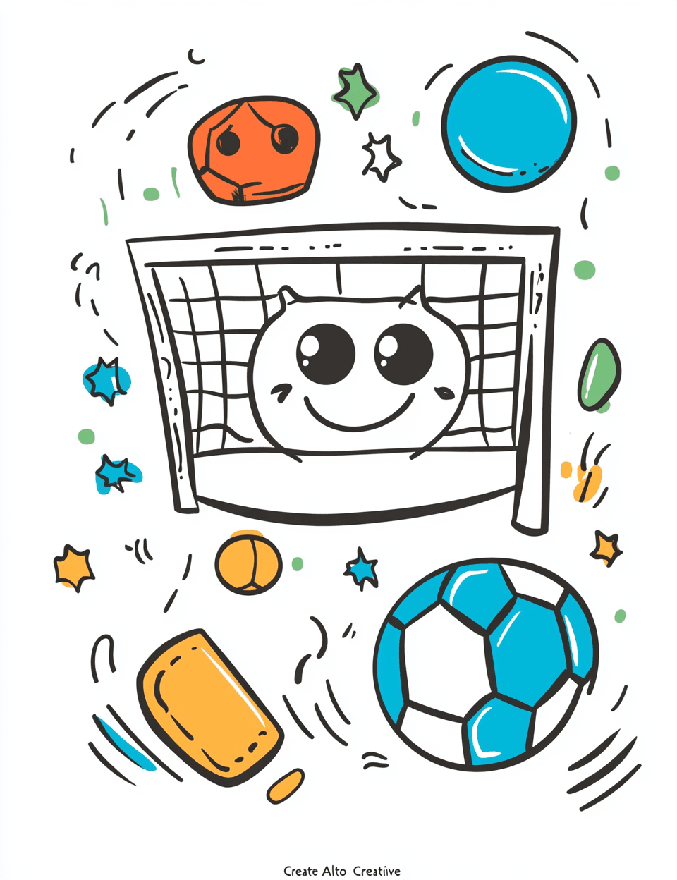 Ball 001 original repeating artwork