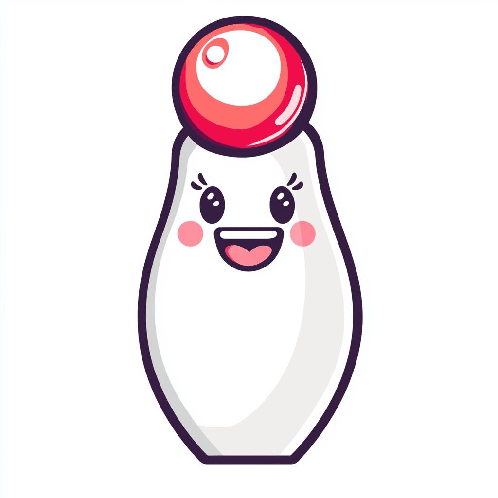 Cute Bowling Session original repeating artwork
