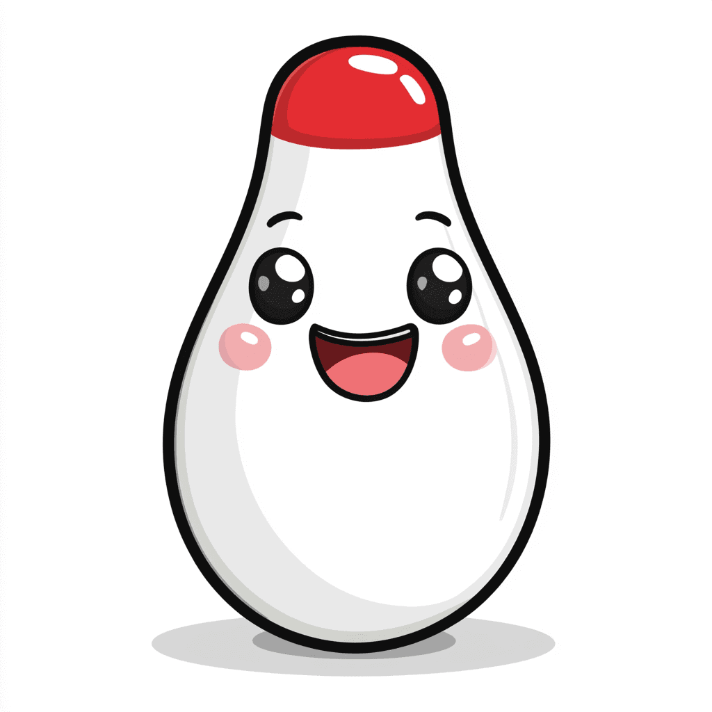 Cute Bowling Parade original repeating artwork