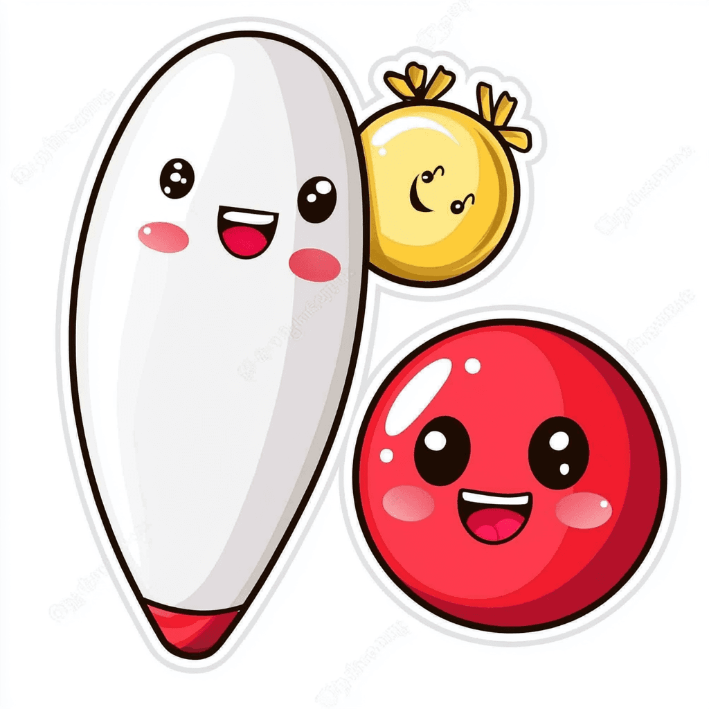 Cute Bowling Blast original repeating artwork