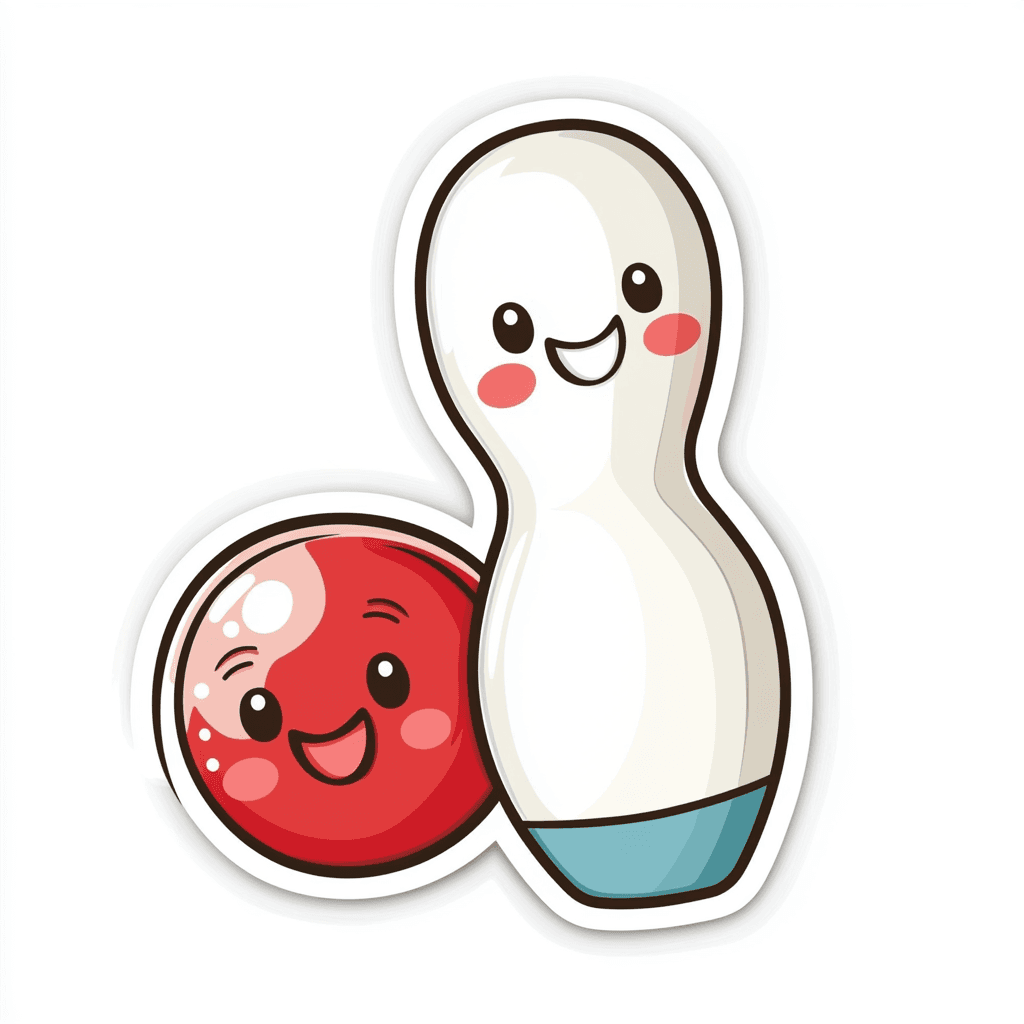 Cute Bowling Sprint original repeating artwork