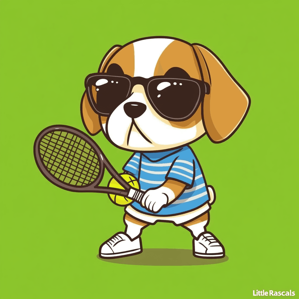 Puppy Summit original repeating artwork