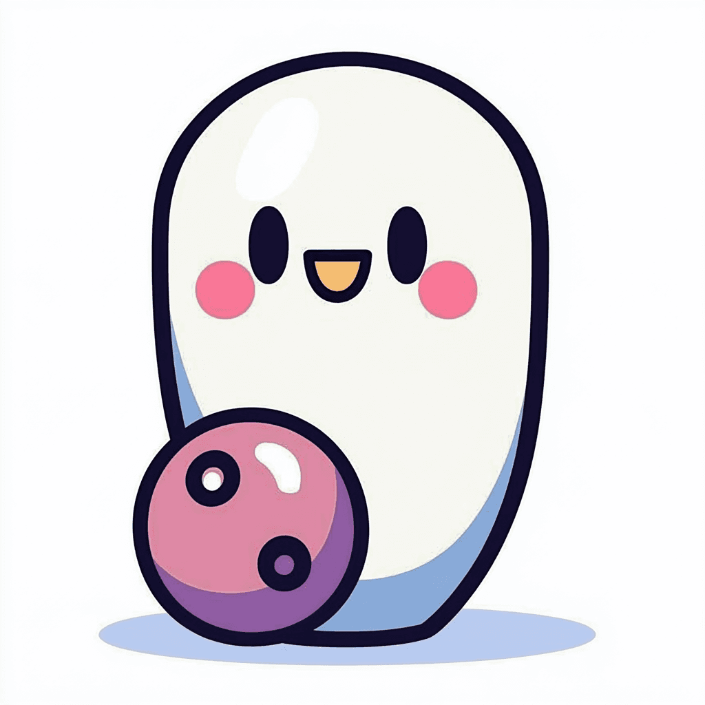 Cute Bowling Bounce original repeating artwork