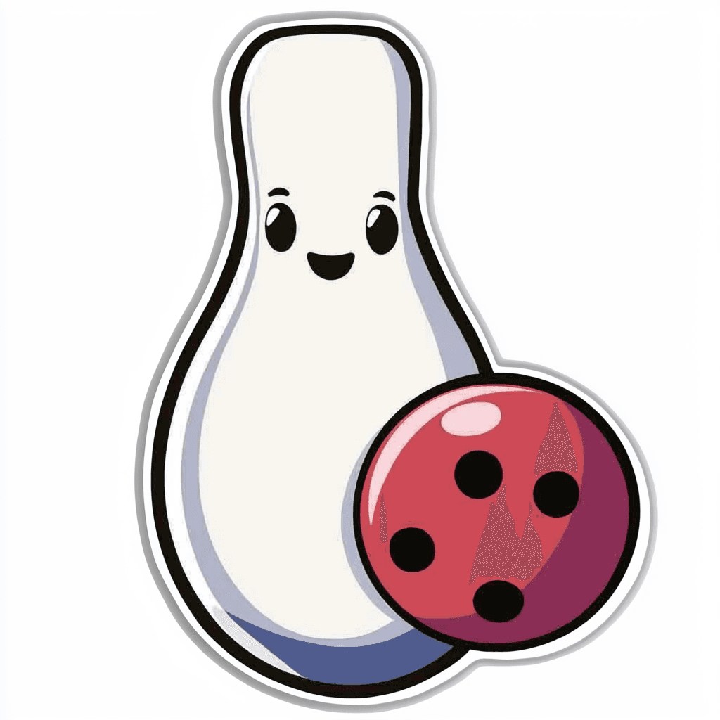 Cute Bowling 004 original repeating artwork