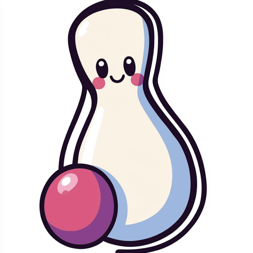 Cute Bowling Club original repeating artwork