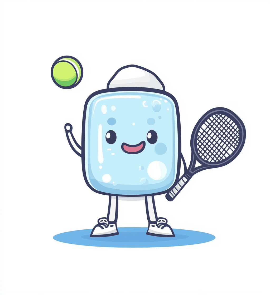 Tennis 090 original repeating artwork