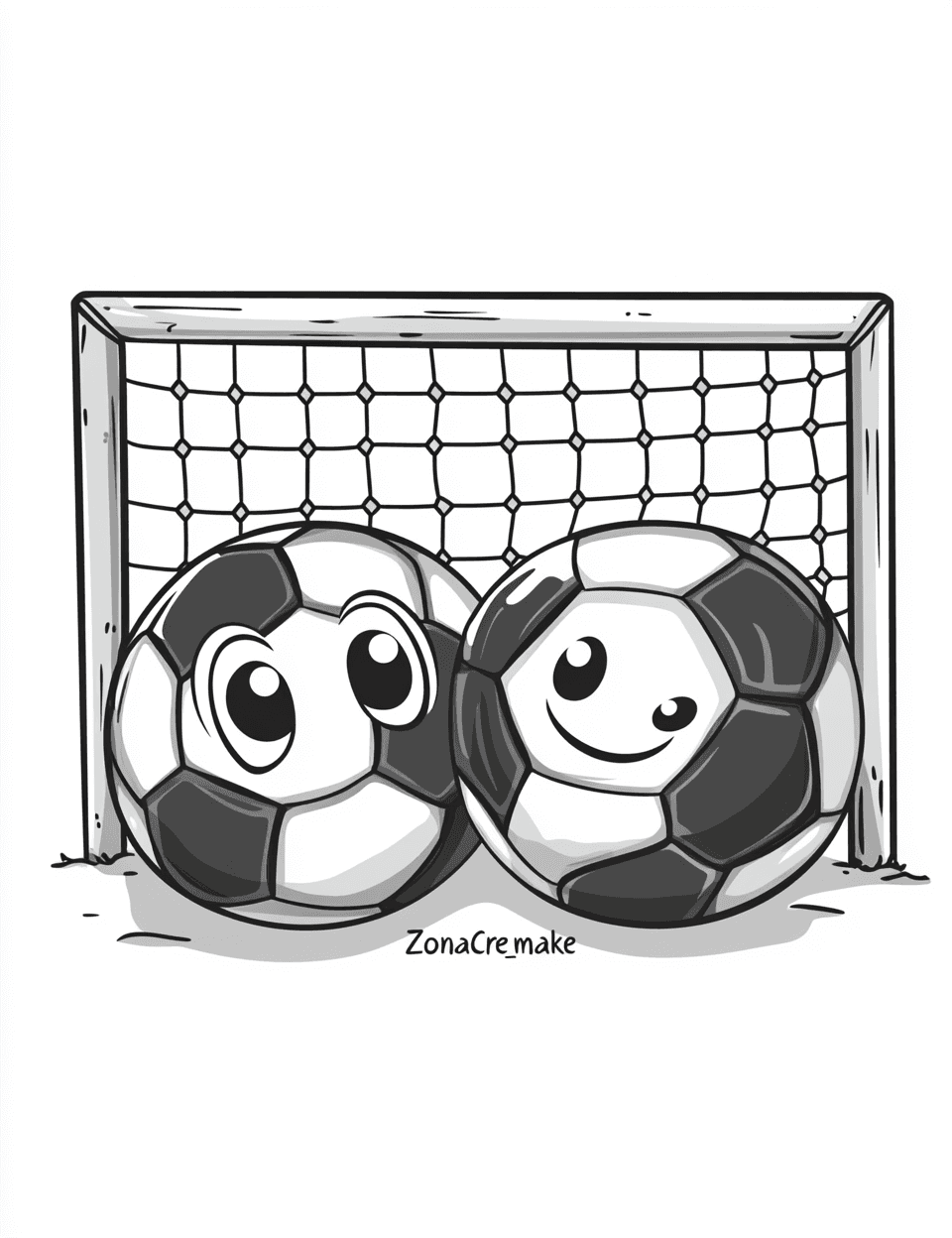 Soccer Fair original repeating artwork