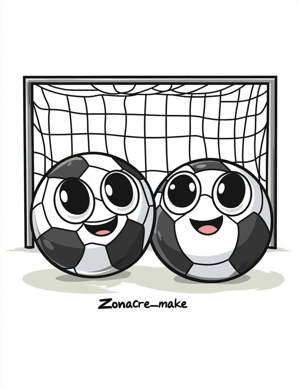 Soccer Bloom original repeating artwork