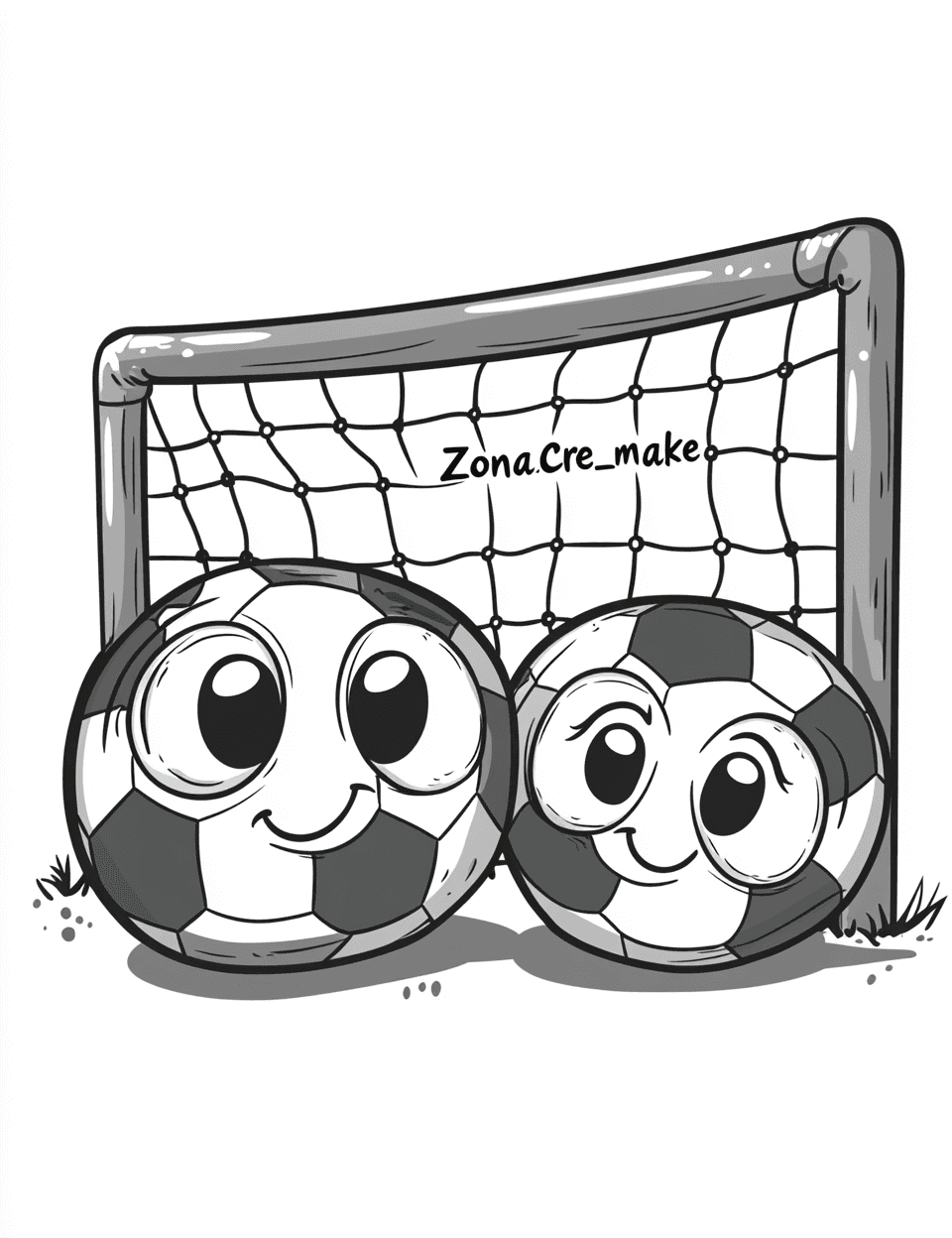 Soccer Gleam original repeating artwork