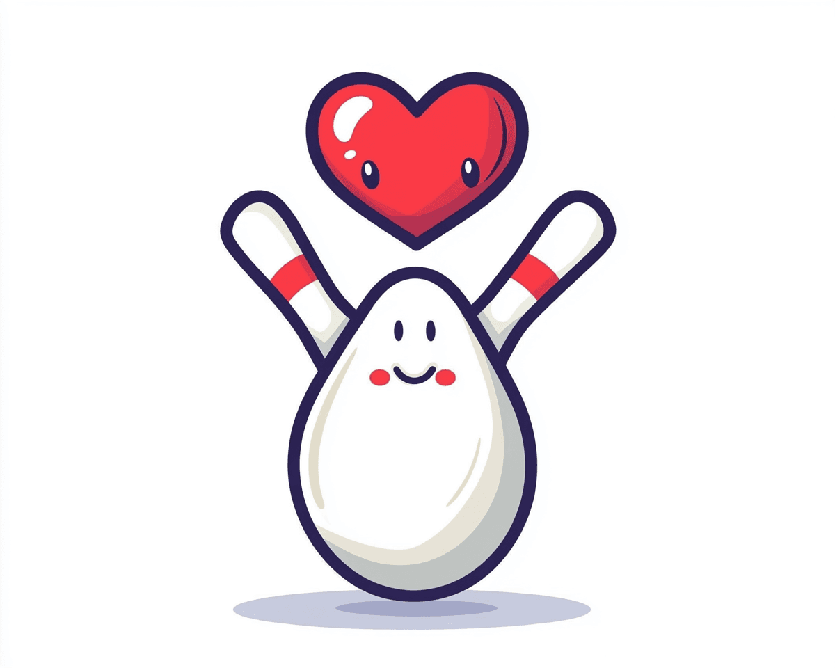 Cute Bowling Groove original repeating artwork