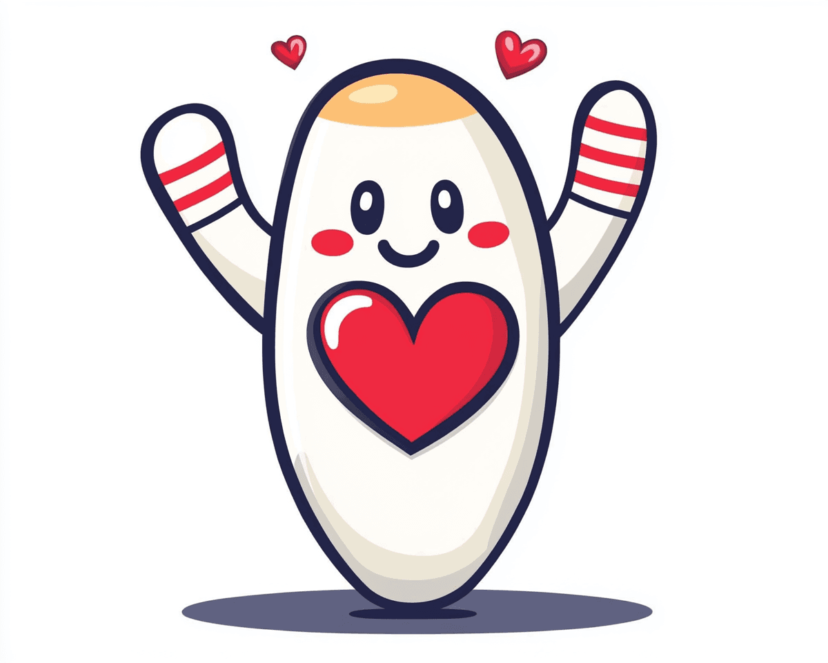 Cute Bowling original repeating artwork