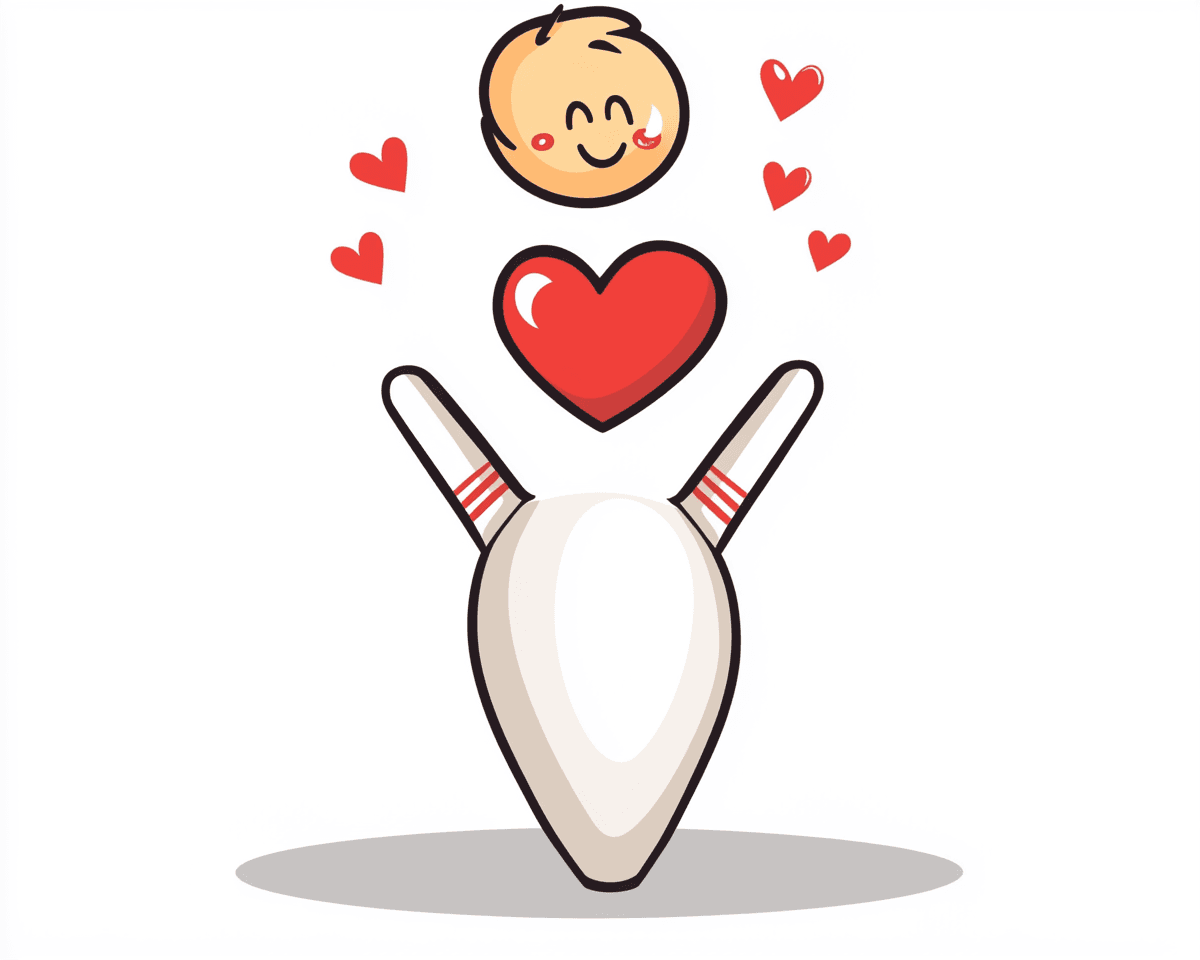 Cute Bowling 010 original repeating artwork
