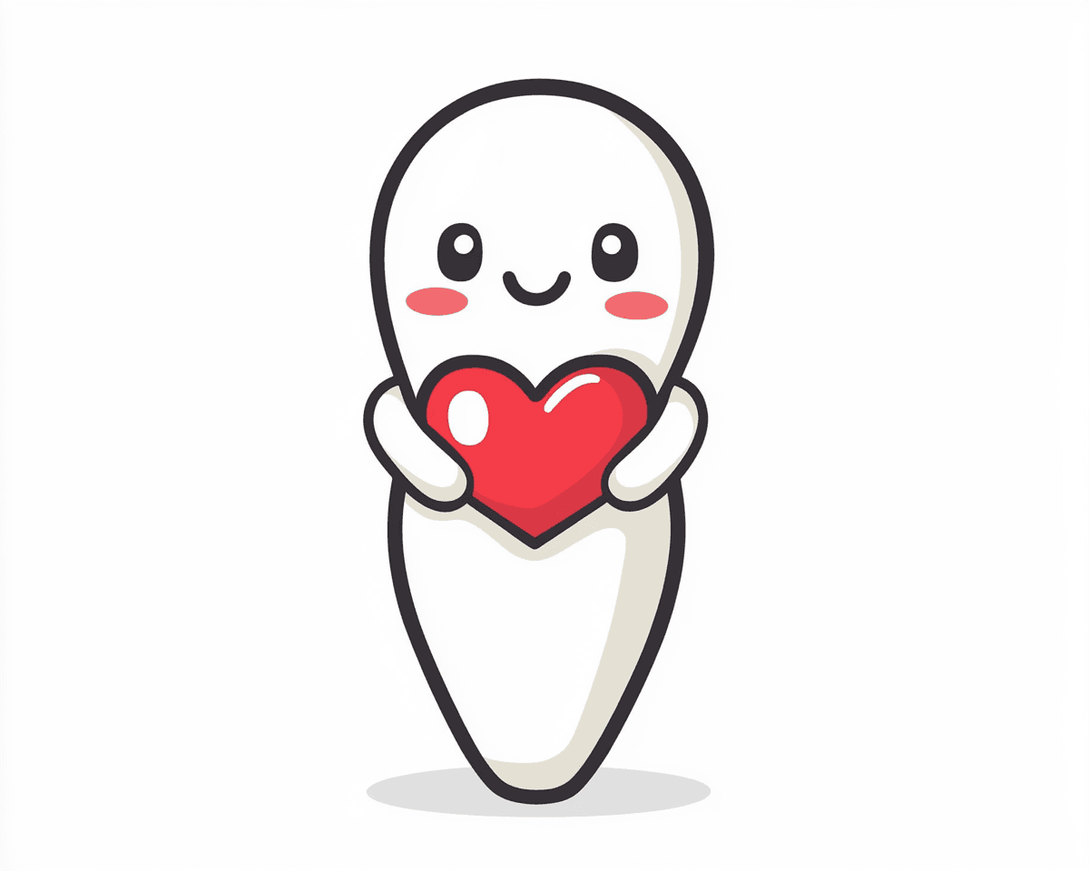 Cute Bowling Mono original repeating artwork