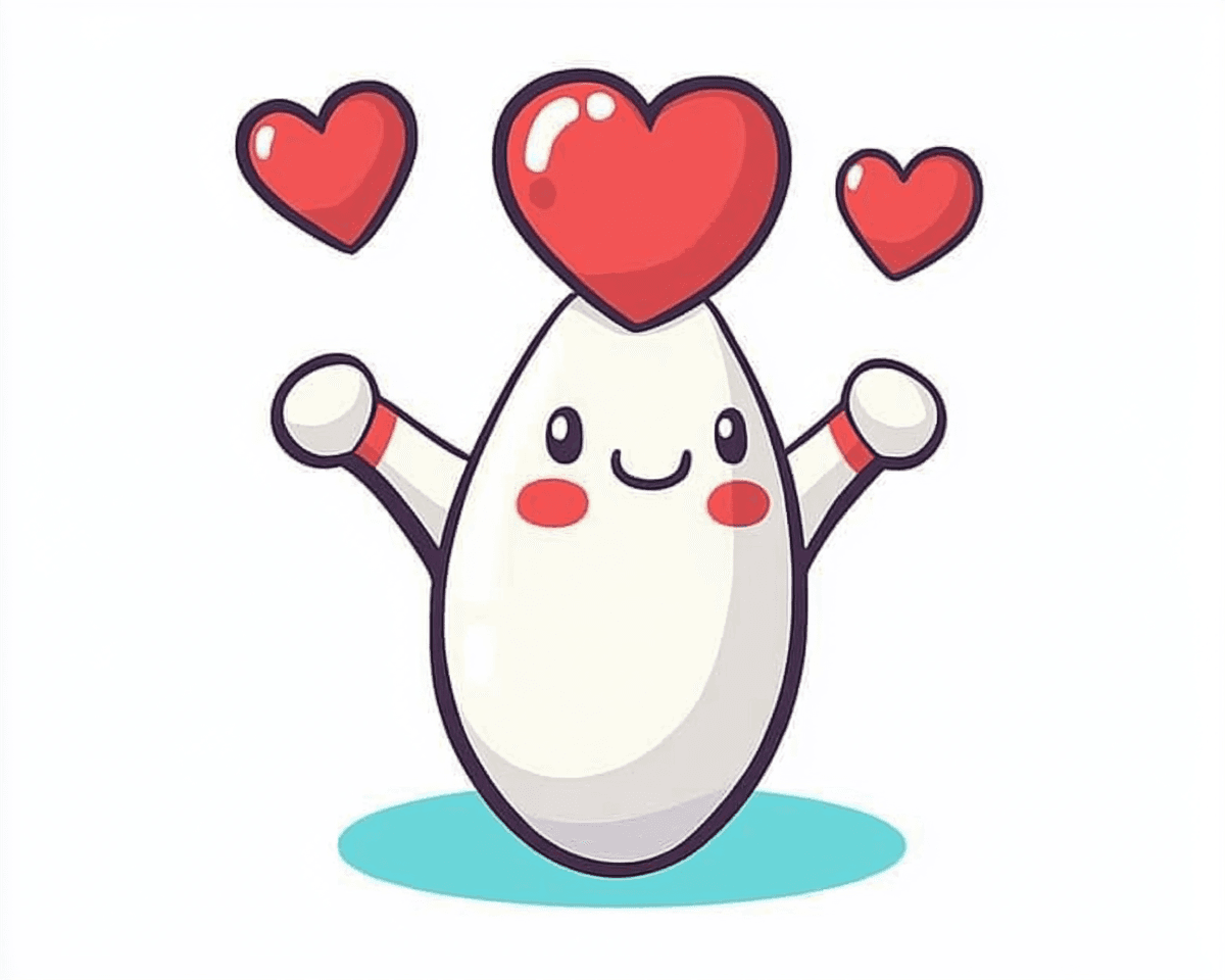 Cute Bowling 002 original repeating artwork