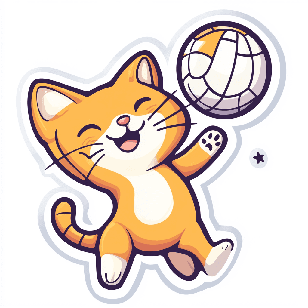 Cat Flare original repeating artwork