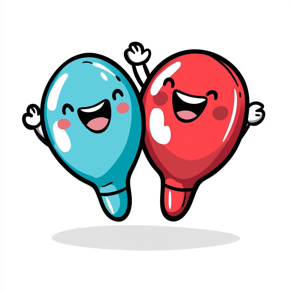 Cartoon Bowling Fizz original repeating artwork