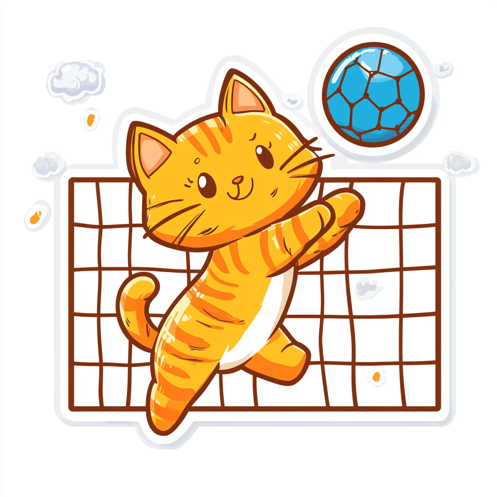 Cat Trail original repeating artwork