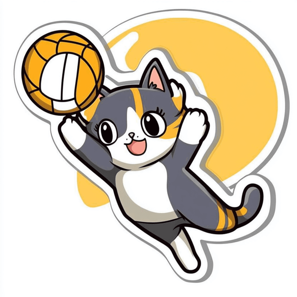 Cat Daybreak original repeating artwork