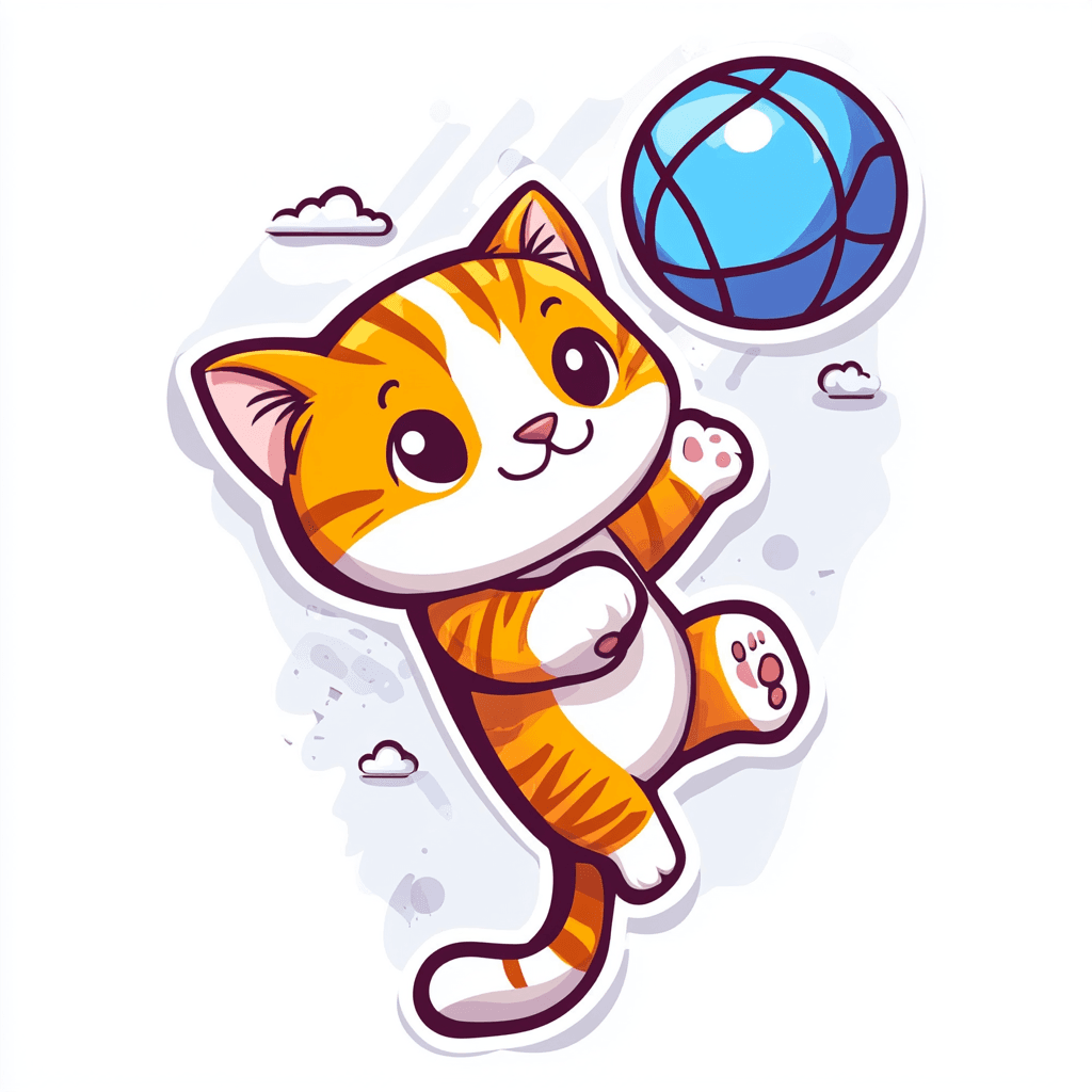 Cat 119 original repeating artwork
