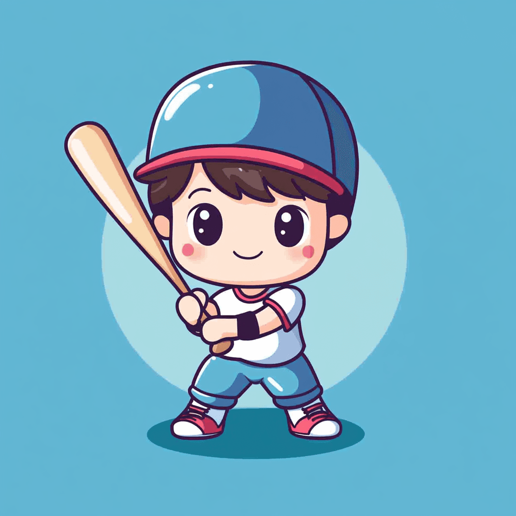 Baseball Festival original repeating artwork