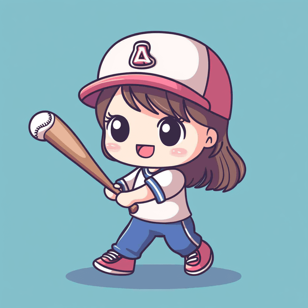 Baseball Run original repeating artwork